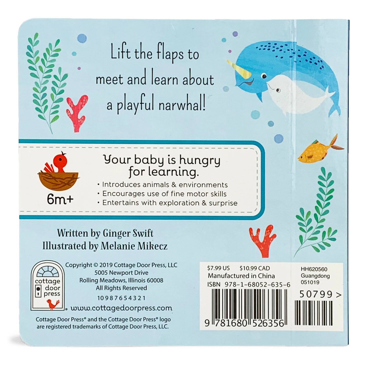 What Is A Narwhal? Ocean Lift a Flap Board Book