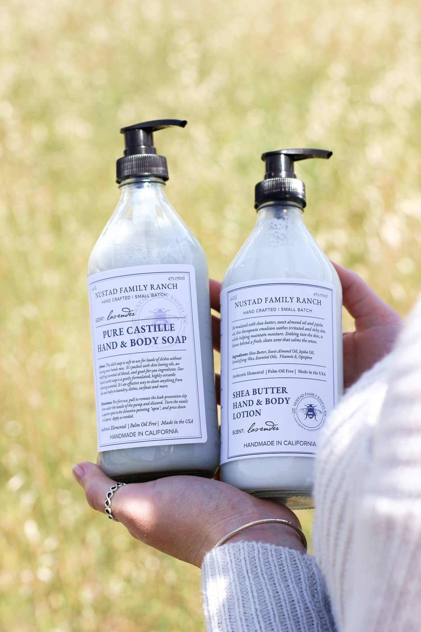 Pure Castile Hand & Body Soap: Fragrance Free