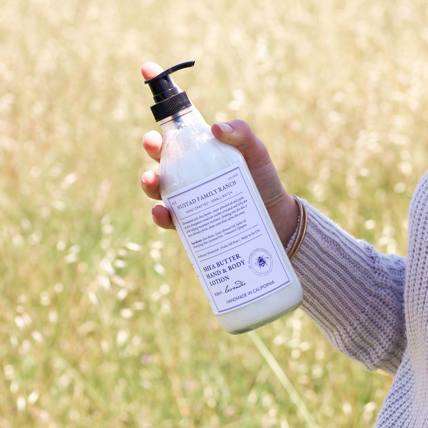 French Lavender Shea Butter Lotion: Fragrance Free
