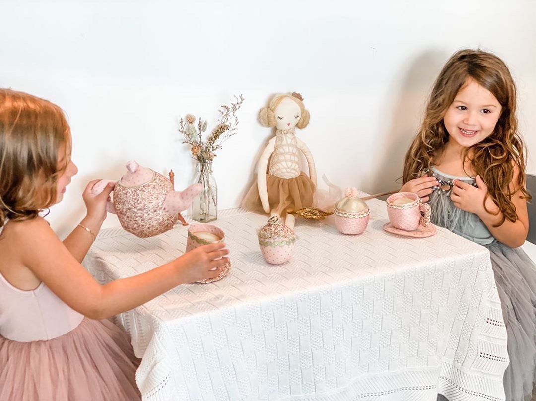 Floral Stuffed Tea Set