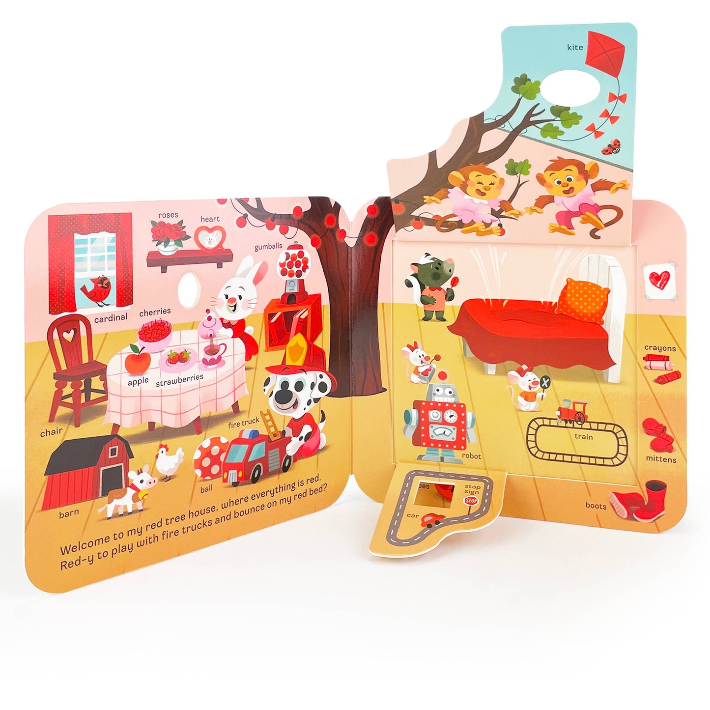 Colors Early Learning Interactive Lift-a-Flap Board Book