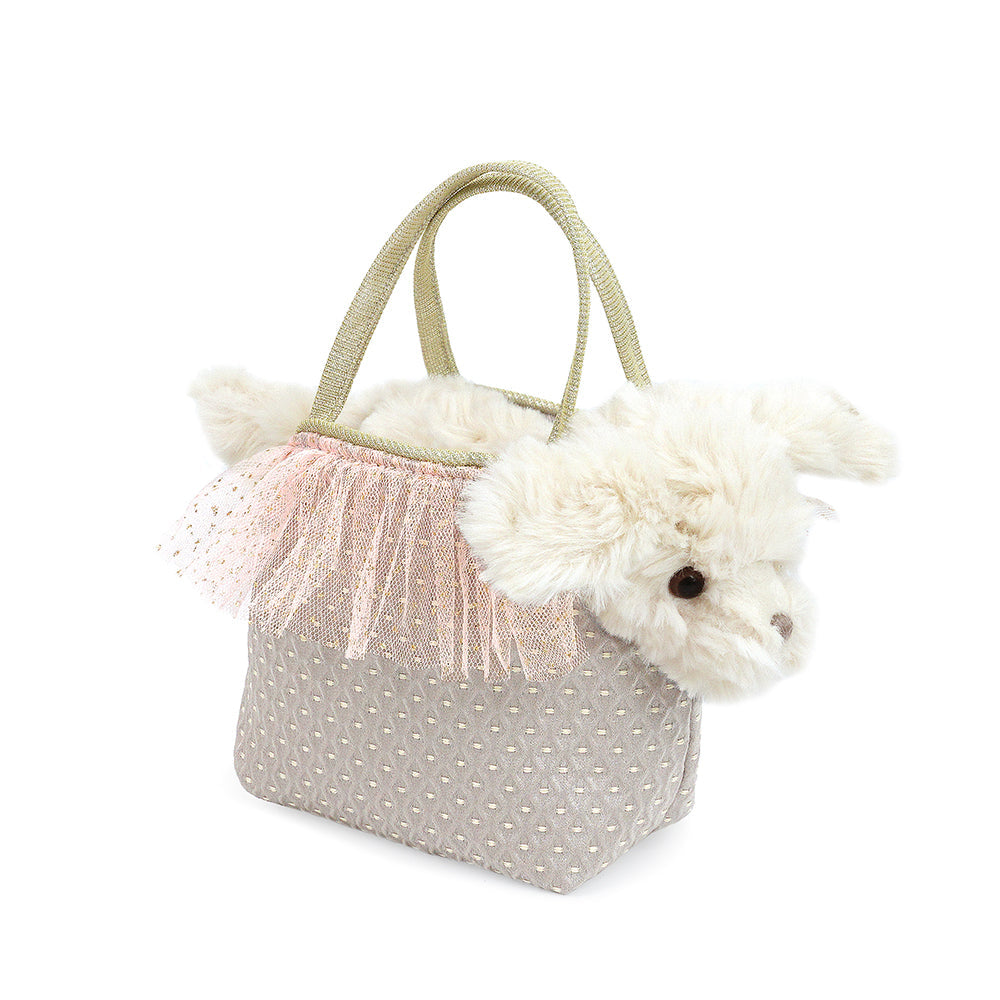 SUGAR MALTESE PUPPY PLUSH TOY & PURSE