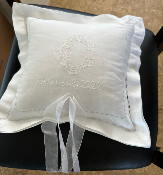 Bridal    Custom Ring Bearer Pillow